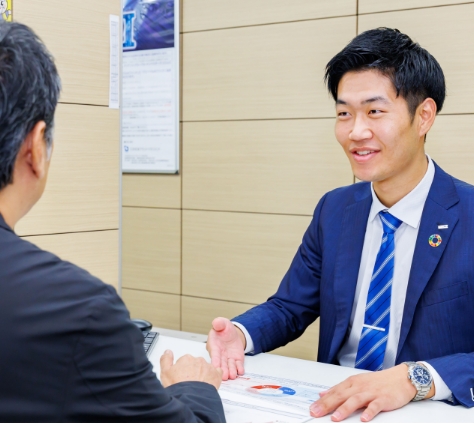 帰社・店頭での接客