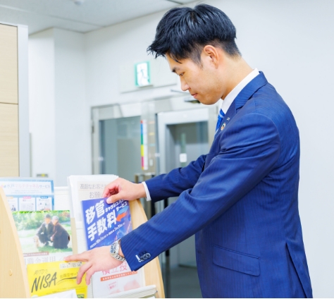 帰社・店頭での接客